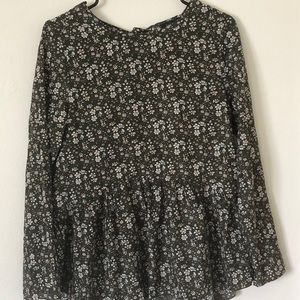 Long sleeve High-Lo Roolee Peplum